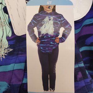 Girl's Frozen Active Tunic & legging Set